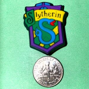 (10 for $15) Slytherin Flag Harry Potter Crocs Shoes Charms